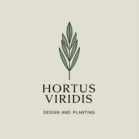 Hortus Viridis - Official Company Logo. Design and Planting Services.